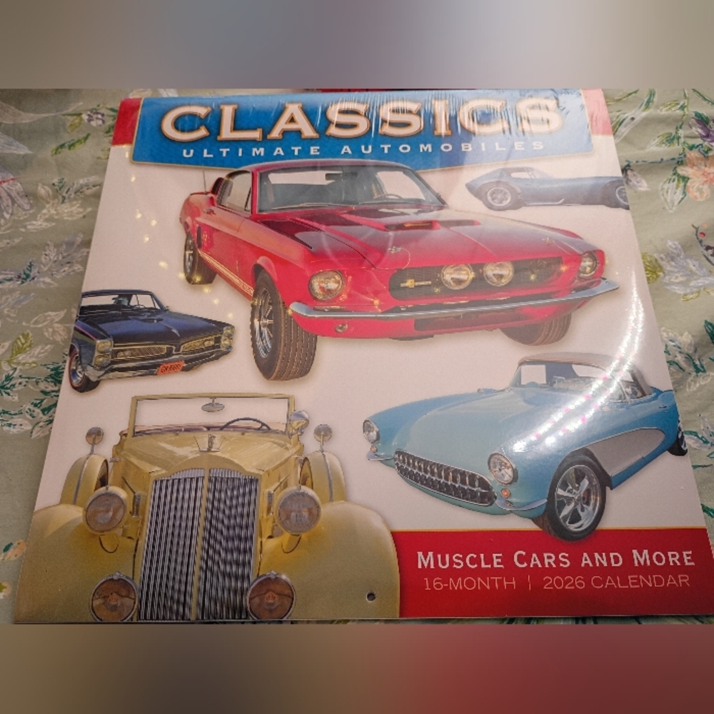 2026 Calendar Classics Ultimate Automobiles